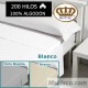 Sábana Encimera Cunas de Bebé 100% Algodón 200 hilos lisos Royal a elegir en 3 colores Royal