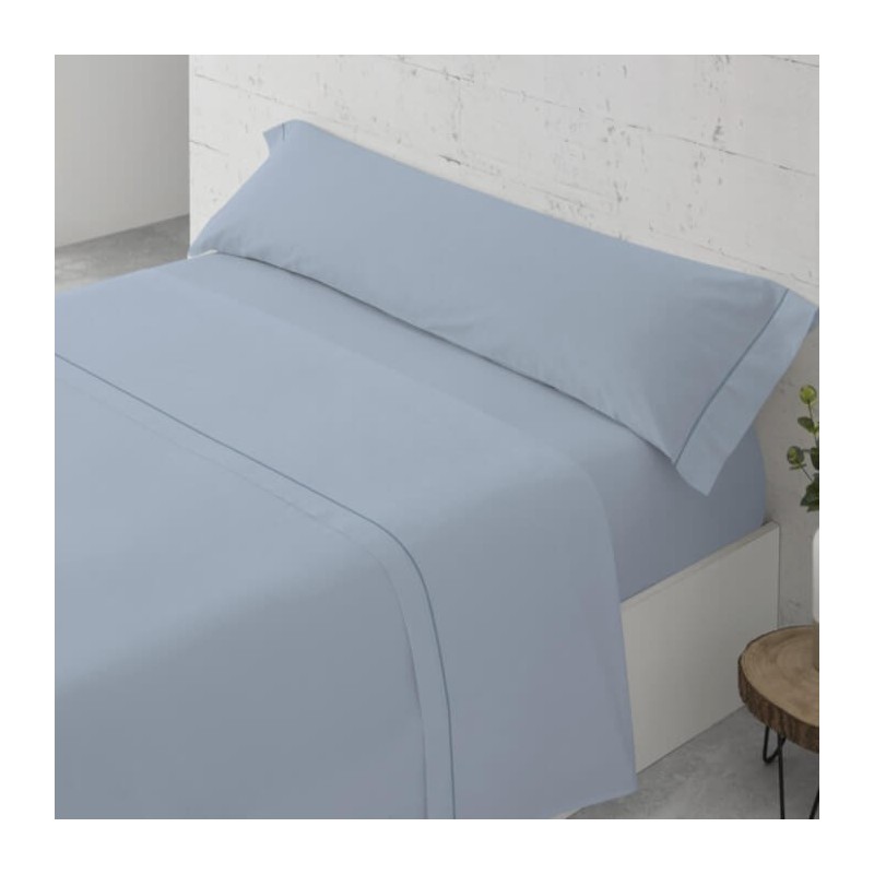 Juego de Sábanas Lisa Azul Bies Paduana