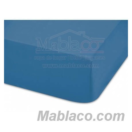 Sábanas Bajeras Lisas Cobalto Abece