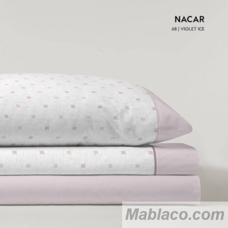 Juego de Sábanas Nacar Violet Ice Kabely