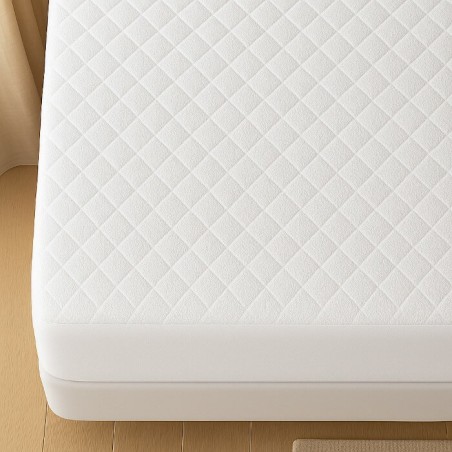   Detalle 1: Protector Colchón Acolchado Rizo Algodón Impermeable y Transpirable SORIA 1 RIZO / PU Royal