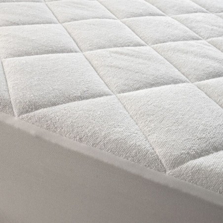  Detalle 4: Cubrecolchón Acolchado Rizo 100% Algodón Reversible SORIA 2 Royal Rizo / Rizo