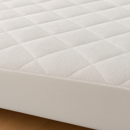  Detalle 3: Protector Colchón Acolchado Rizo Algodón SORIA 1 Largo colchón 210 cm Alto hasta 30 cm Royal