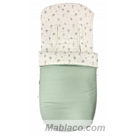 Saco para Sillas Paseo Universal Globos Verde Denenes