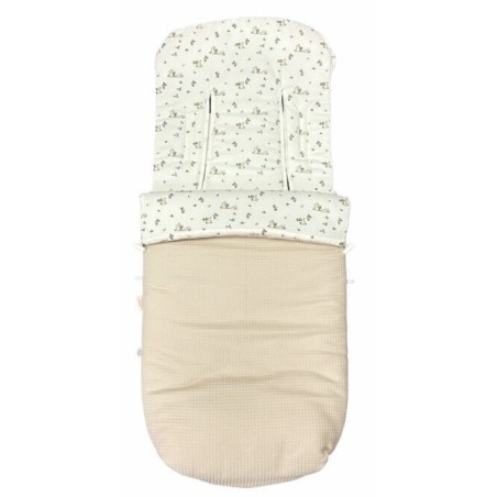 Saco para Sillas Paseo Universal Conejos Beige Denenes