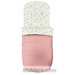 Saco para Sillas Paseo Universal Conejos Rosa Denenes