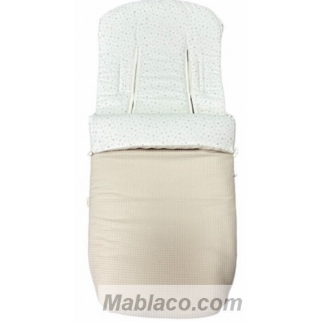 Saco para Sillas Paseo Universal Florecitas Beige Denenes