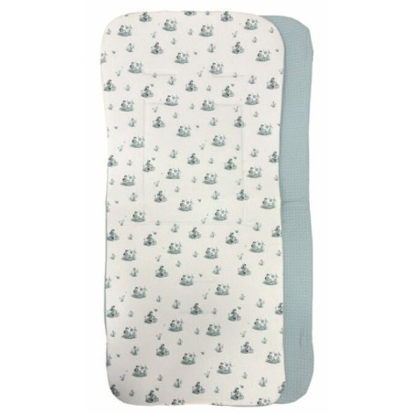 Colchoneta Ligera Silla de Paseo Bicicleta Verde