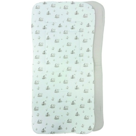 Colchoneta Ligera Silla de Paseo Bicicleta Beige