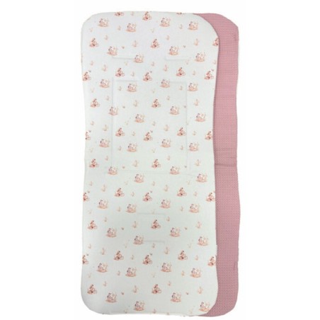 Colchoneta Ligera Silla de Paseo Bicicleta Rosa