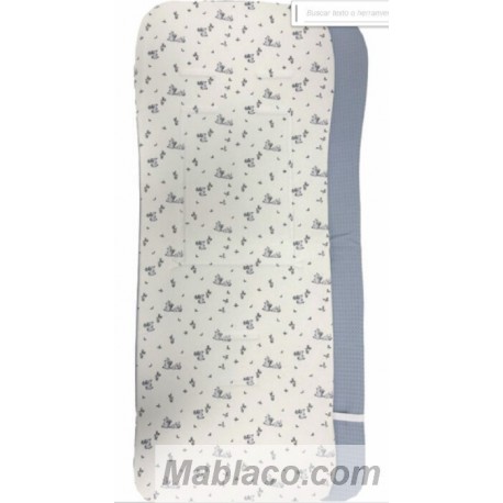 Colchoneta Ligera Silla de Paseo Conejos Azul