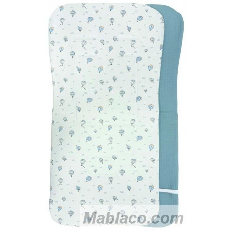 Colchoneta Ligera Silla de Paseo Globos Azul