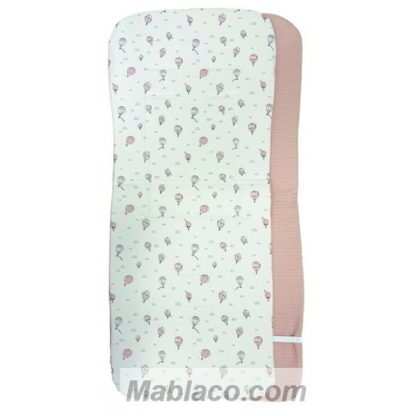 Colchoneta Ligera Silla de Paseo Globos Maquillaje