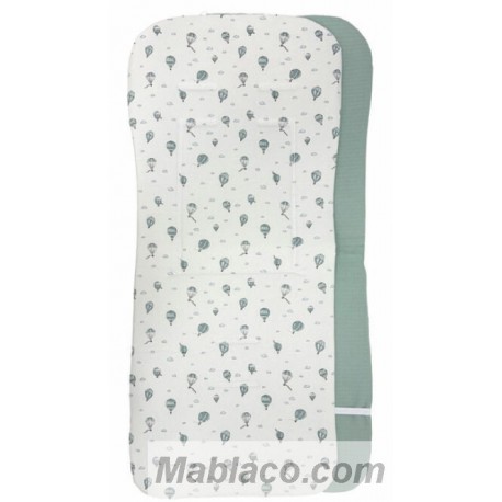 Colchoneta Ligera Silla de Paseo Globos Verde