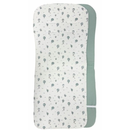 Colchoneta Ligera Silla de Paseo Globos Verde