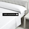 Funda de Almohada Blanca 100% Algodón 144 hilos Royal Funda de Almohada Blanca 100% Algodón 144 hilos Royal