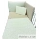 Colcha Edredón Cuna + Chichonera + Cojín Florecitas Beige