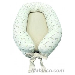 Cojín Nido Bebé Conejos Beige Denenes