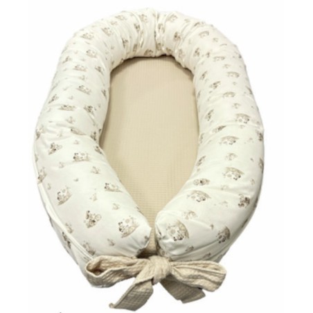 Cojín Nido Bebé Bicicleta Beige Denenes