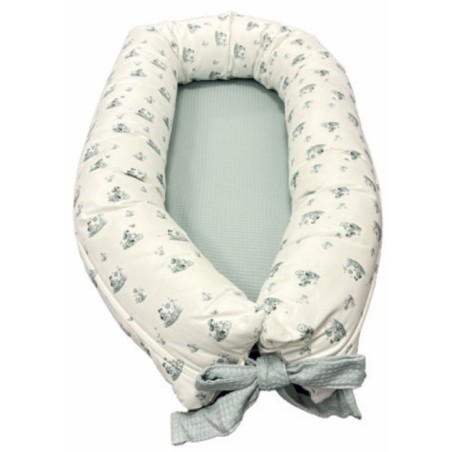 Cojín Nido Bebé Bicicleta Verde Denenes