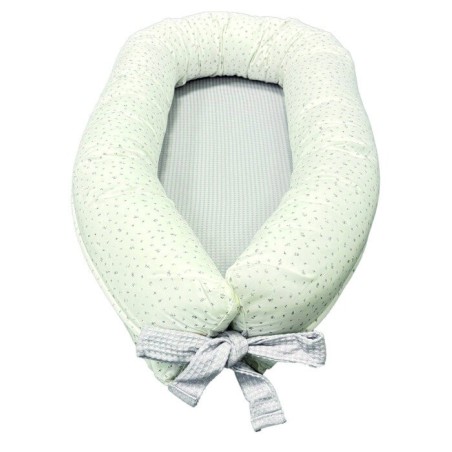 Cojín Nido Bebé Florecitas Perla Denenes