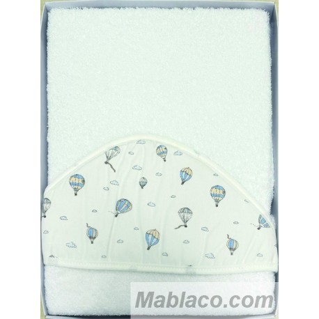 Capa de Baño Globos Azul