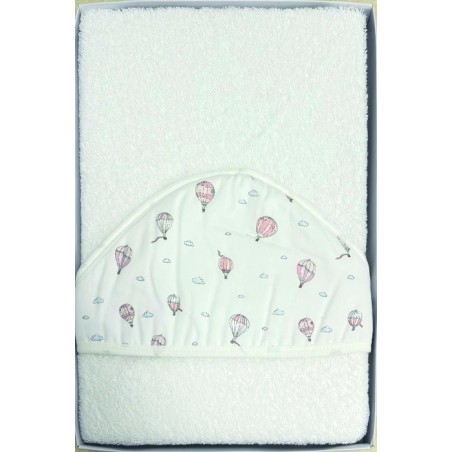 Capa de Baño Globos Rosa