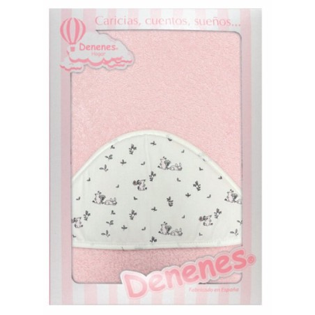 Capa de Baño Conejos Rosa
