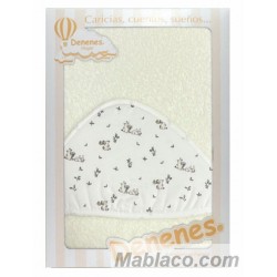 Capa de Baño Conejos Beige