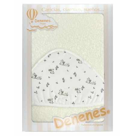 Capa de Baño Conejos Beige