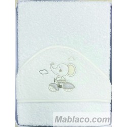 Capa de Baño Elefante Perla