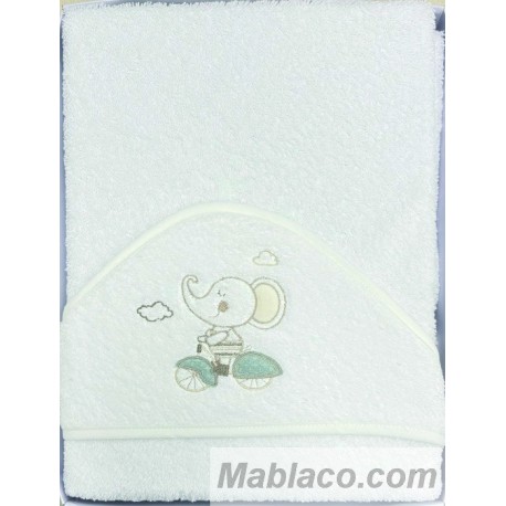 Capa de Baño Elefante Verde