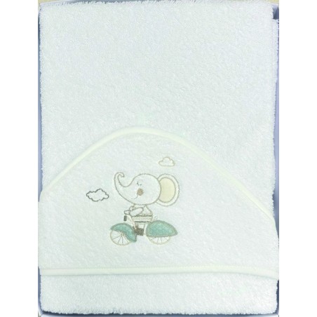 Capa de Baño Elefante Verde