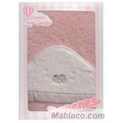Capa de Baño Zapatos Blanco-Rosa