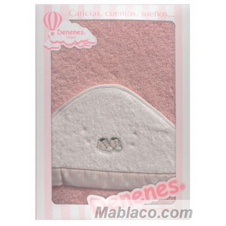 Capa de Baño Zapatos Blanco-Rosa
