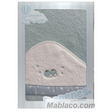 Capa de Baño Zapatos Blanco-Azul