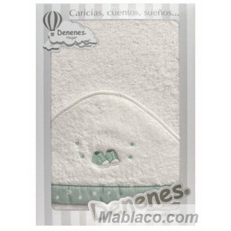 Capa de Baño Zapatos Blanco-Verde