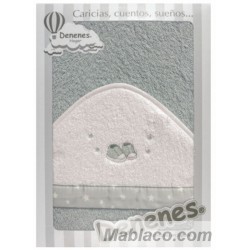 Capa de Baño Zapatos Blanco-Gris