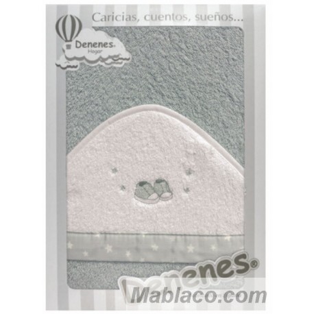 Capa de Baño Zapatos Blanco-Gris