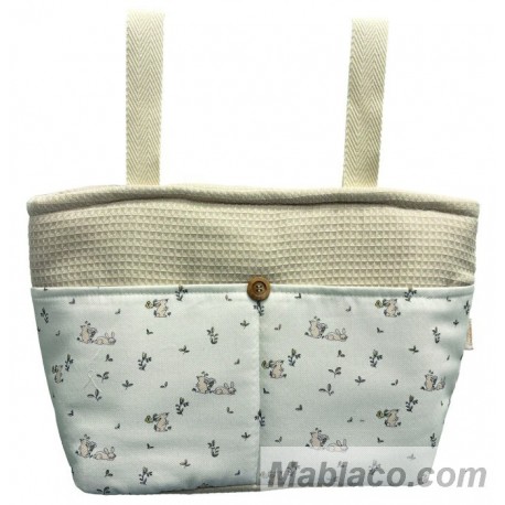 Bolso Organizador Conejos Beige