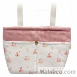 Bolso Organizador Bicicleta Rosa Denenes