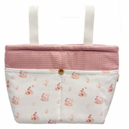 Bolso Organizador Bicicleta Rosa Denenes