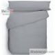 Funda Nórdica Lisa 100% Algodón Gris