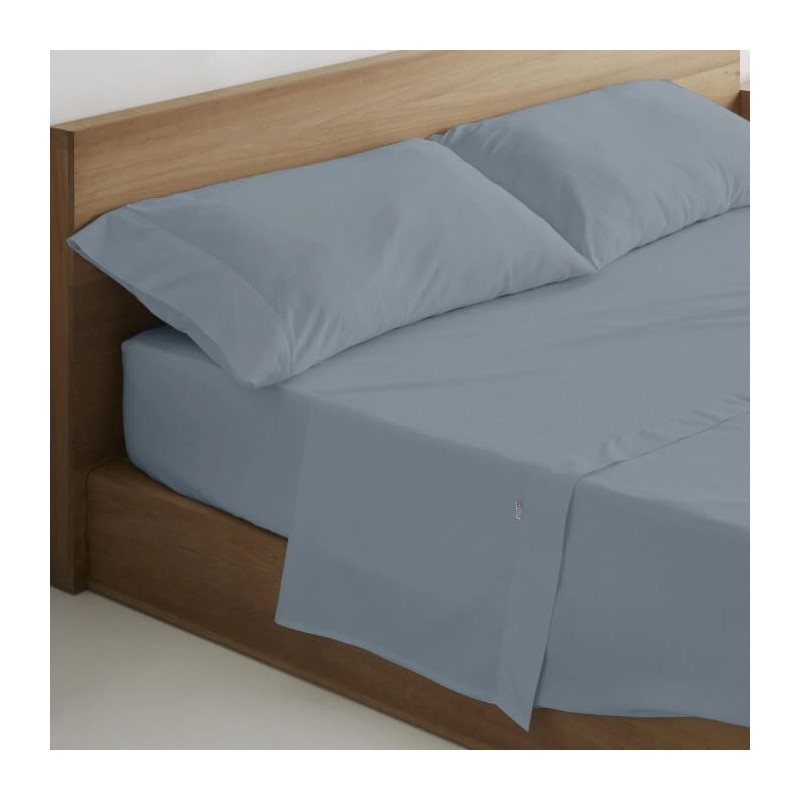 Juego de Sábanas Percal 100% Algodón 200 hilos Acero