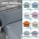 Juego de Sábanas 100% Algodón Lisa Bies Estelia 9 colores