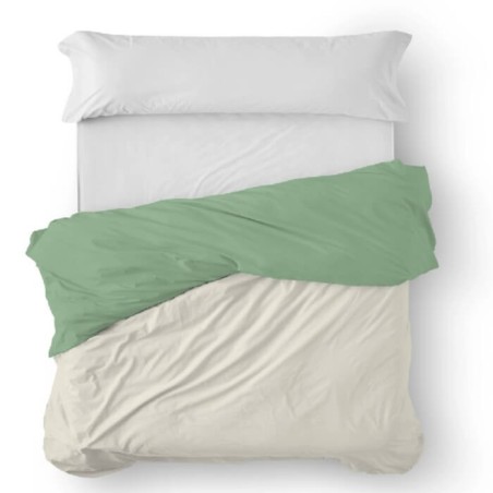 Funda Nórdica Reversible Albahaca-Crema Reverso