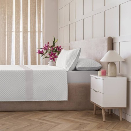 Juego de Sábanas Coralina Axel Beige Kabely