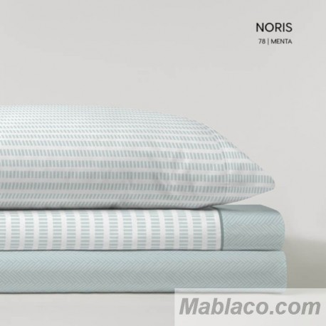 Juego de Sábanas Coralina Noris Menta