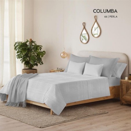Juego de Sábanas Microlina Columba Perla