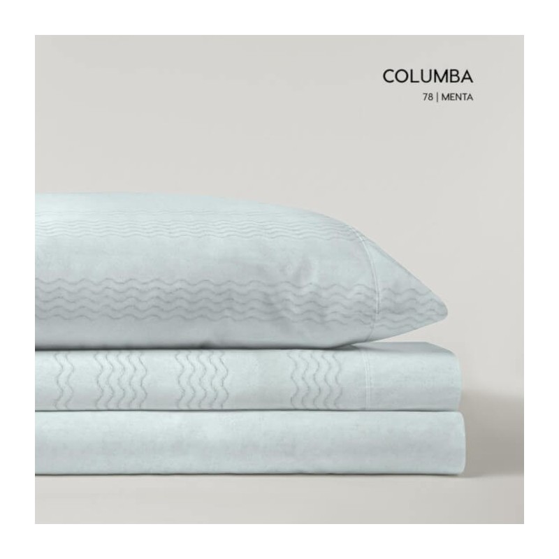 Juego de Sábanas Microlina Columba Menta